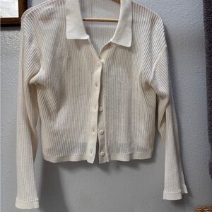 Uniqlo Cream Women's Cardigan
